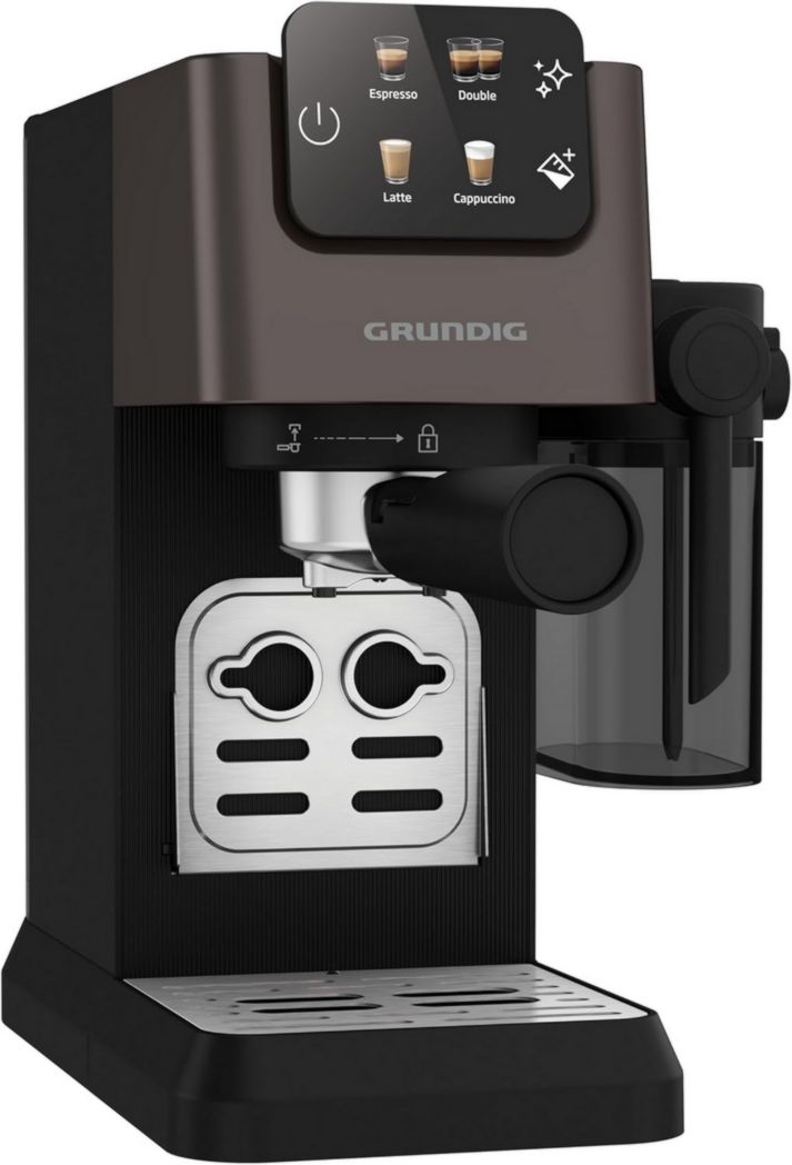 De'Longhi Dedica Style EC685.M, Machine à expresso avec buse à mousse de lait professionnelle, seulement 15 cm de large, réservoir de 1 L, boîtier en métal, compatible avec les dosettes ESE, métal