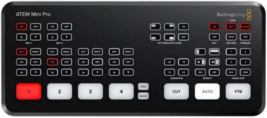 Mixeur vidéo Blackmagic Design ATEM Mini Pro noir