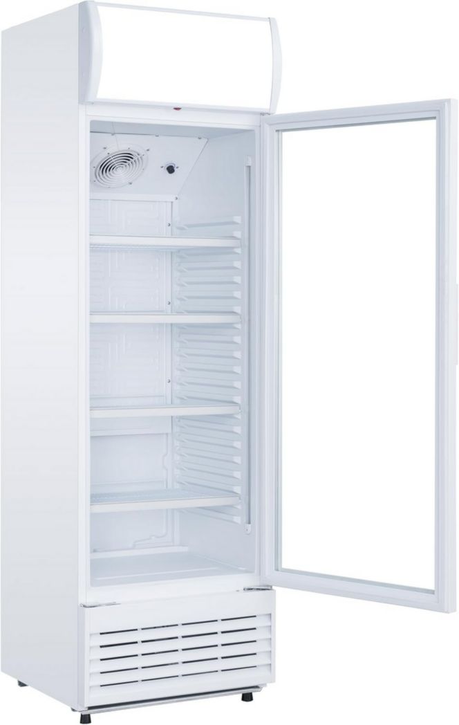 Réfrigérateur à boissons professionnel METRO GSC2360B, acier/verre, 62 x 63,6 x 175,3 cm, 347 L, avec serrure, noir