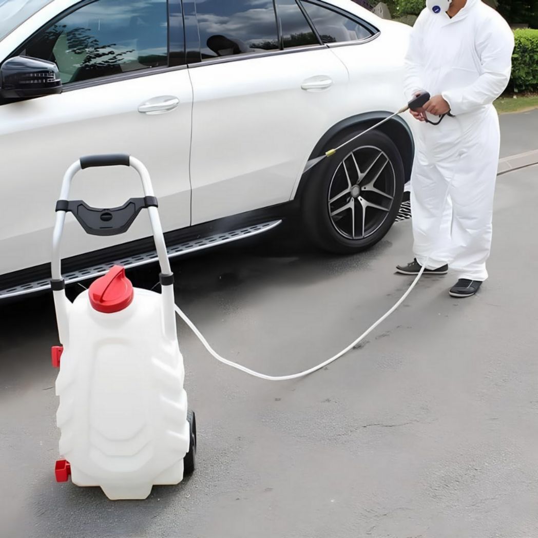 FORUM EQUIPMENT - Pulvérisateur électrique Pro Sprayer III 30 L - Pulvérisateur de toiture électrique longue portée avec batterie rechargeable, débit 240 L/h, tuyau 8 m - 2 batteries