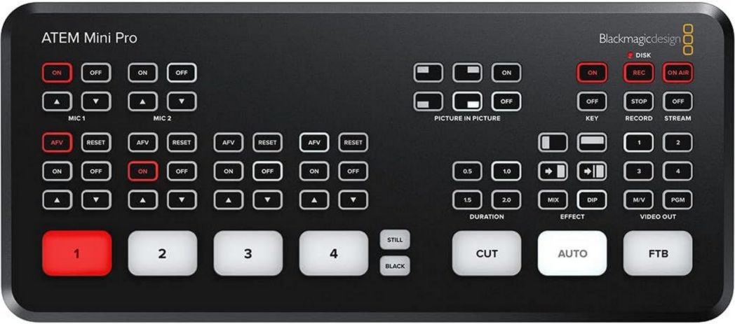 Mixeur vidéo Blackmagic Design ATEM Mini Pro noir