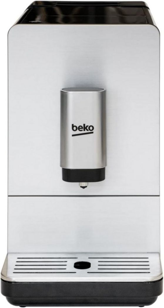 BEKO, Machine à café, expresso automatique, 1350 W / 19 bars, Capacité café : 125 g, Capacité eau : 1,4 L, Système autonettoyant, 5 niveaux de mouture, Arrêt automatique, Façade en acier inoxydable brossé