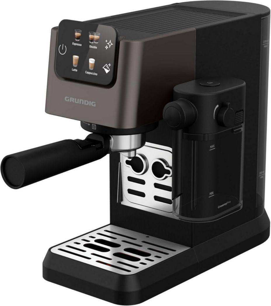 De'Longhi Dedica Style EC685.M, Machine à expresso avec buse à mousse de lait professionnelle, seulement 15 cm de large, réservoir de 1 L, boîtier en métal, compatible avec les dosettes ESE, métal