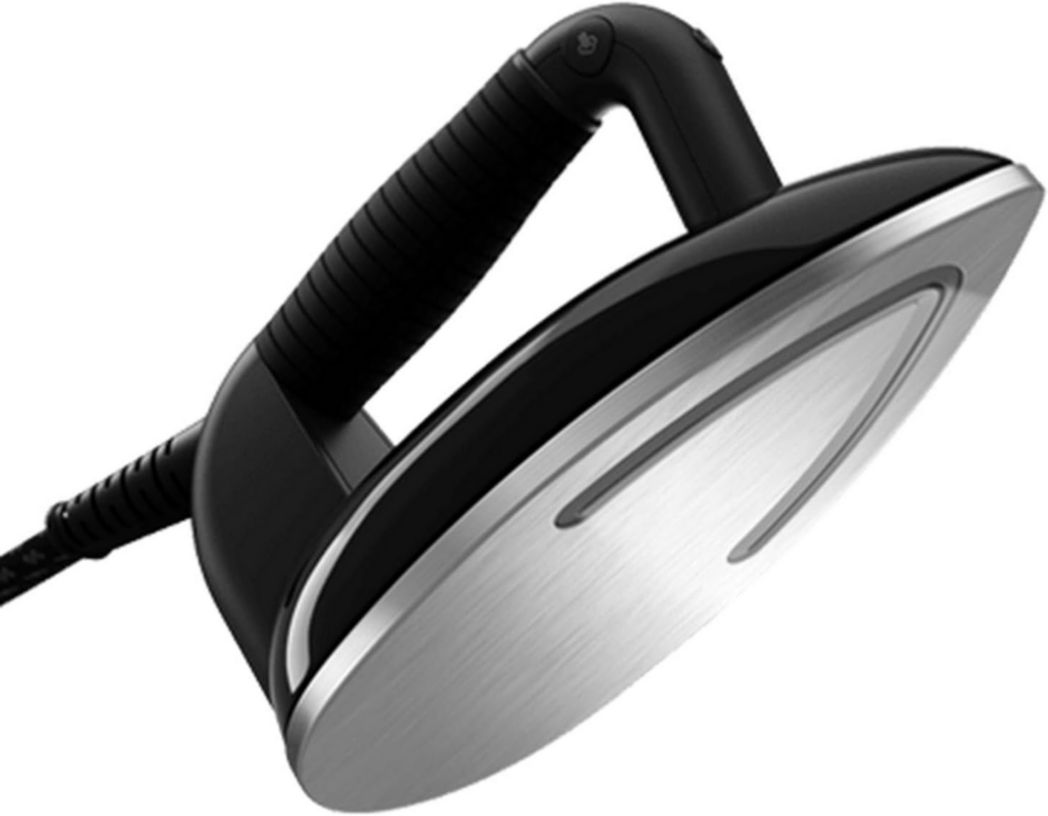 Système de repassage Laurastar Smart M avec centrale vapeur professionnelle et table active, vapeur hygiénique, semelle 3D, vapeur pulsée, température unique, roulettes, réservoir amovible