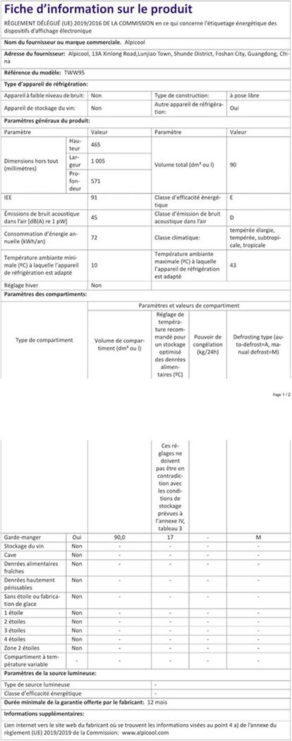Glacière électrique double zone AAOBOSI 115 L, compresseur WiFi, 12 V/24 V et 100-240 V, pour camping, -20 °C à 20 °C, pour voiture, camion, bateau, camping, caravane, voyage, maison