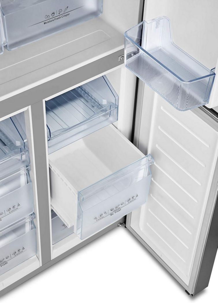 Réfrigérateur américain autonome Hisense RQ563N4SF2, 454 pi³, noir