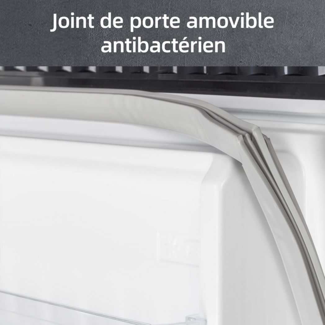 Réfrigérateur congélateur inférieur CHIQ CBM159LEBD 157 litres (109 + 48) Low Frost, faible bruit, refroidissement rapide, faible encombrement