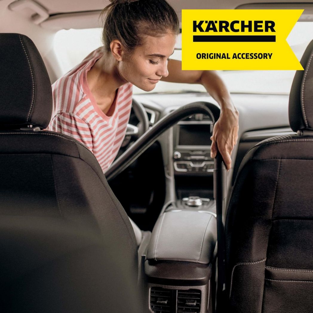 Aspirateur eau et poussière Kärcher WD 6 PS V-30/6/22/T, prise secteur, filtre plissé plat, fonction nettoyage, 1 300 W, réservoir : 30 l et bouchon de vidange, tuyau d'aspiration : 2,2 m