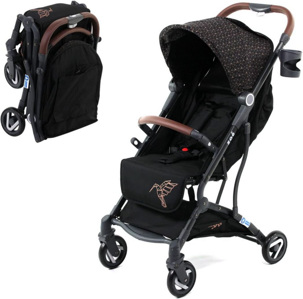 Poussette compacte CASSY 6-48 mois, légère et maniable - pliage d'une seule main - Sac de transport et porte-gobelet inclus - Nania (gris)