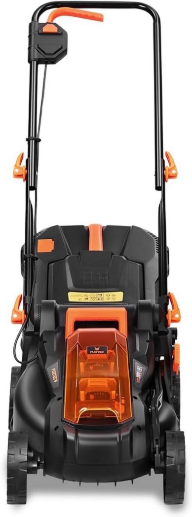 Tondeuse à gazon poussée FUXTEC FX-E1RM20 40 V (2 x 20 V) – Kit avec 2 batteries 2 Ah et chargeur double 2,4 A