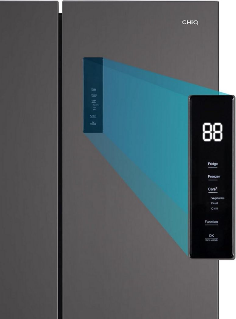 Réfrigérateur congélateur inférieur CHIQ FBM157L42 157 L (109 + 48), largeur 47 cm, Low Frost, 39 dB, portes réversibles, garantie 12 ans sur le compresseur