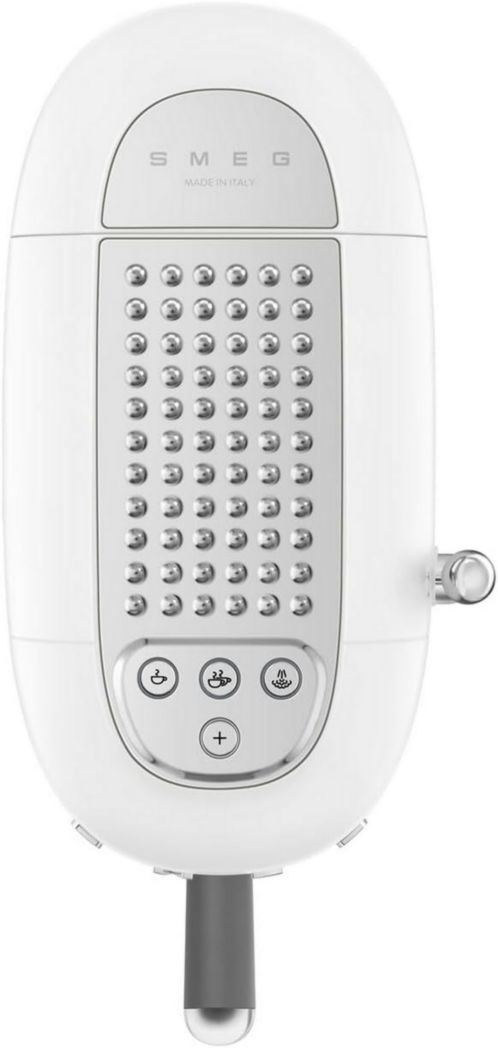 Smeg, ECF02CREU Machine à expresso manuelle, système Thermoblock et buse vapeur, 4 fonctions expresso, plateau amovible, porte-filtre, réservoir d'eau 1 L, dimensions compactes, 1350 W, couleur crème