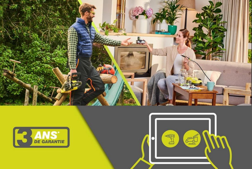 RYOBI - Souffleur aspirateur broyeur sans fil 18 volts ONE+, sans balais - 201 km/h (livré sans batterie) - OBV18