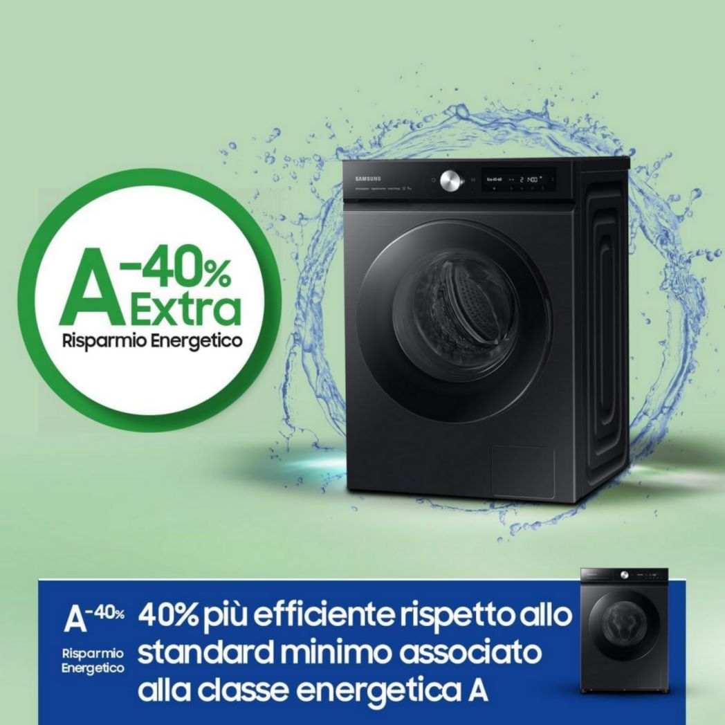 Lave-linge sur mesure Samsung Elettrodomestici 11 kg AI Control QuickDrive Vapeur Chargement frontal 60 x 85 x 60 cm