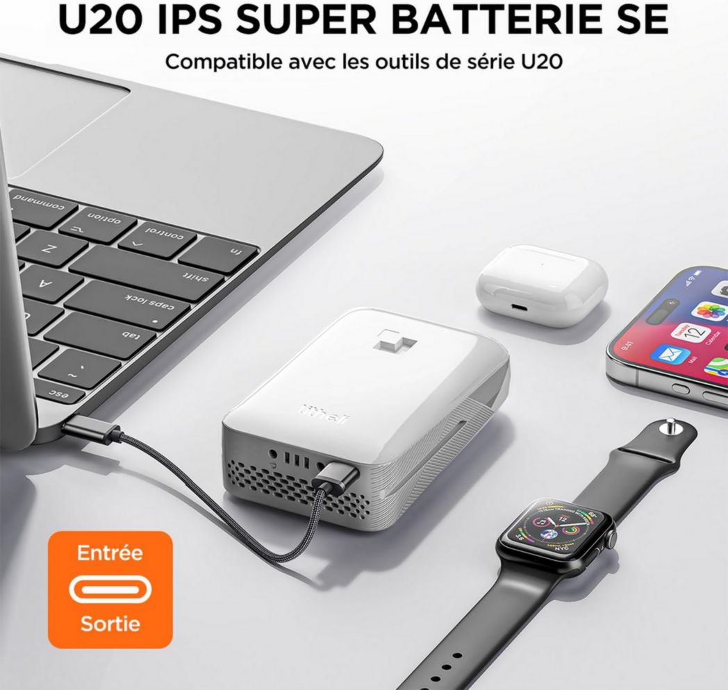 Tondeuse à gazon sans fil Litheli 33 cm, 1 batterie 20 V 4 Ah, hauteur réglable 25-65 mm, bac de ramassage 30 L, pour pelouses jusqu'à 200 m² (jardins et petits espaces)