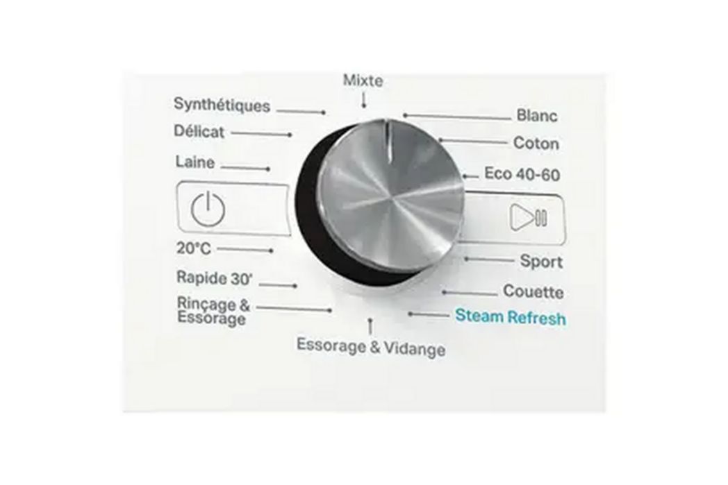 Lave-linge frontal Whirlpool FFBD11469BVFR, blanc, 11 kg, 1 400 tr/min