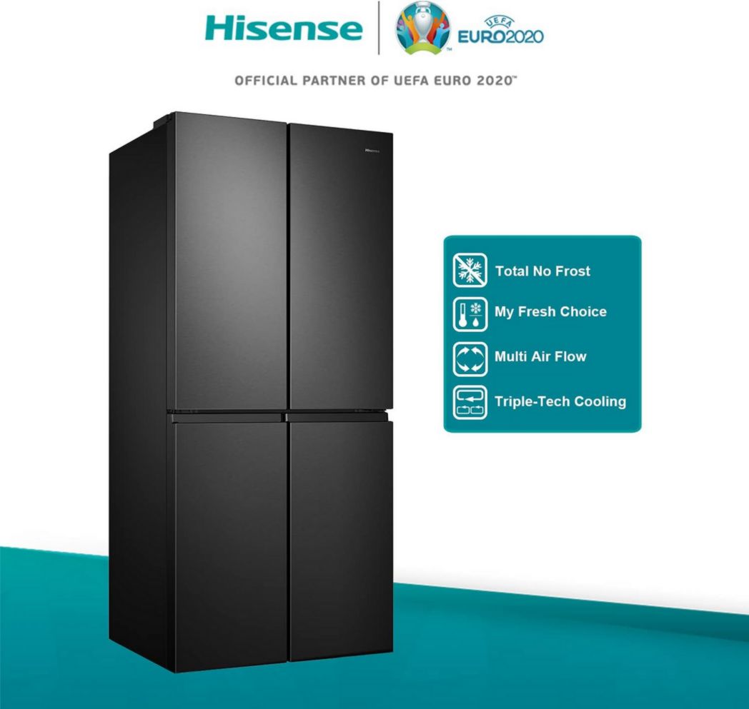 Réfrigérateur américain autonome Hisense RQ563N4SF2, 454 pi³, noir