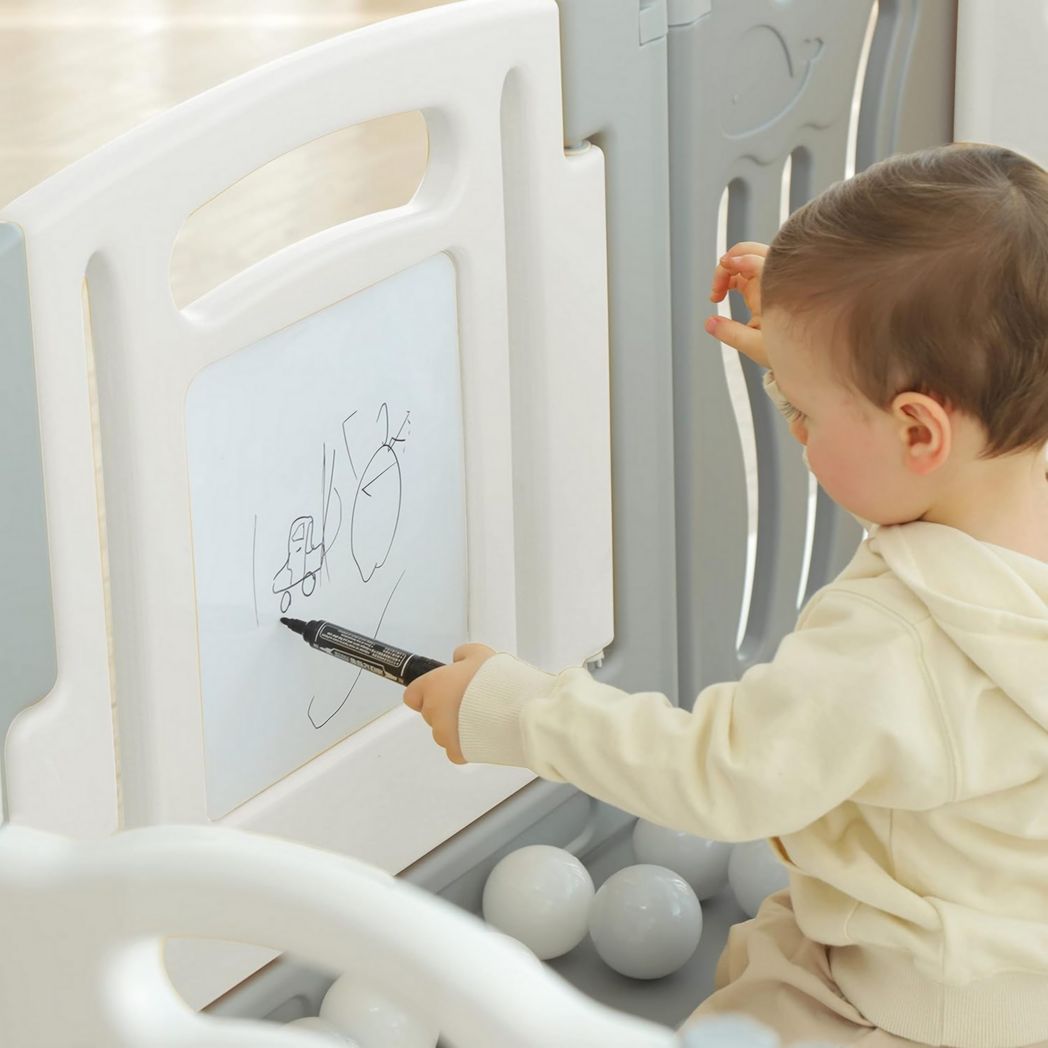 Parc bébé modulaire Gupamiga 150 x 180 cm, Parc enfant, Parc bébé, Blanc