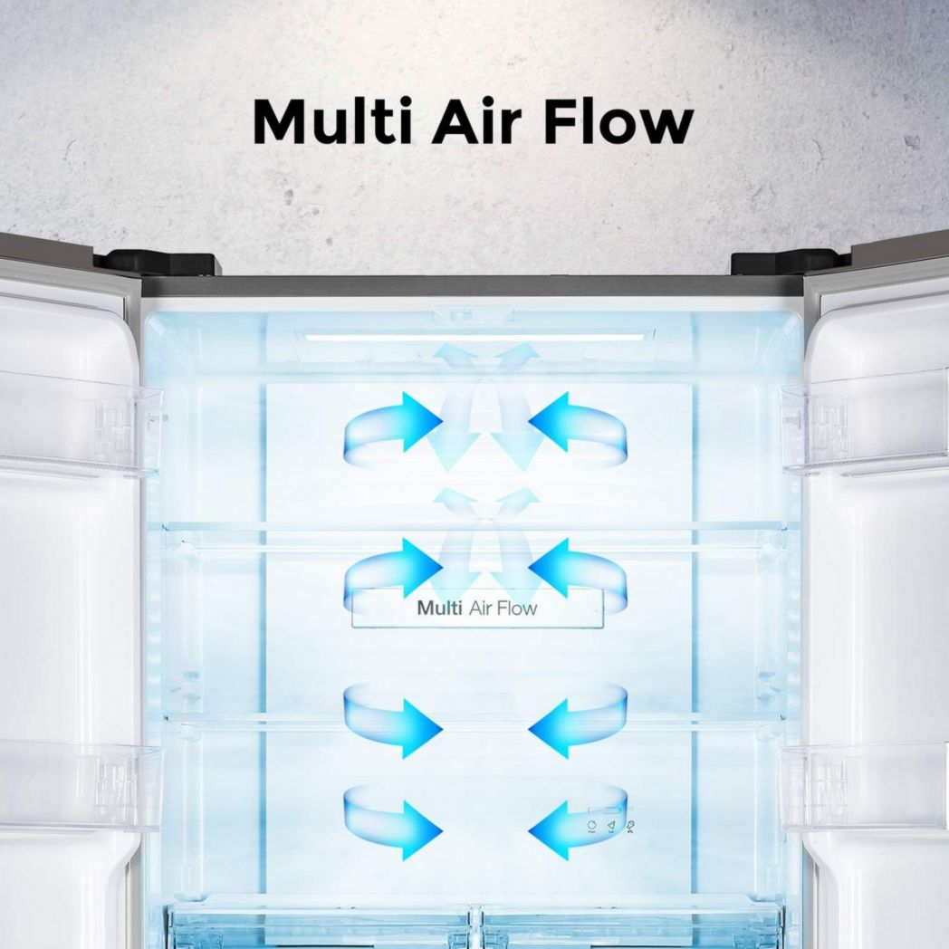 Réfrigérateur américain autonome Hisense RQ563N4SF2, 454 pi³, noir