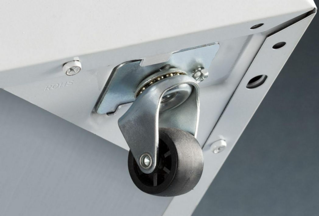 Congélateur coffre professionnel METRO GHF2700S, acier, 188 x 73,5 x 94,5 cm, 700 L, 125 W, 3 paniers, éclairage LED, avec serrure, blanc/gris