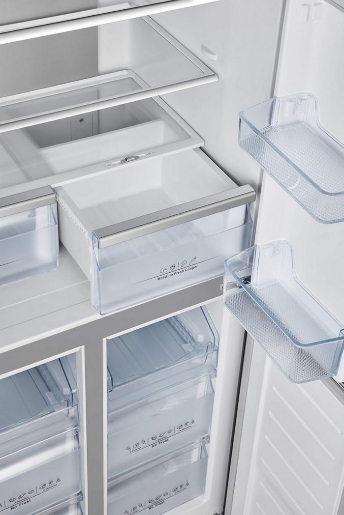 Réfrigérateur américain autonome Hisense RQ563N4SF2, 454 pi³, noir