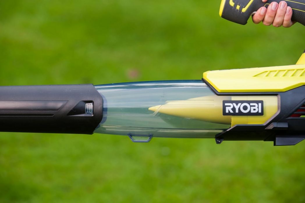 RYOBI - Souffleur aspirateur broyeur sans fil 18 volts ONE+, sans balais - 201 km/h (livré sans batterie) - OBV18