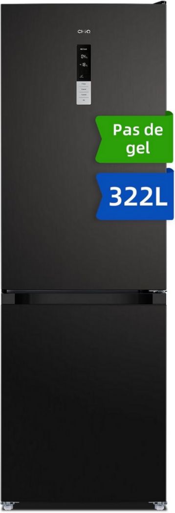 Réfrigérateur congélateur inférieur CHIQ FBM157L42 157 L (109 + 48), largeur 47 cm, Low Frost, 39 dB, portes réversibles, garantie 12 ans sur le compresseur
