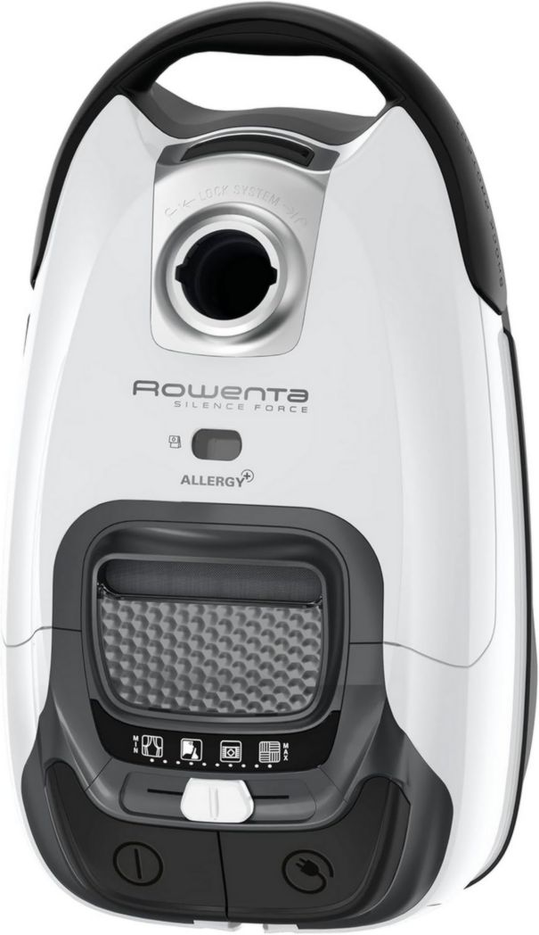 Aspirateur avec sac ROWENTA Silence Force Effitech, silencieux 57 dB(A), faible consommation, haute filtration, portée 12 m, fabriqué en France RO7451EA, bleu