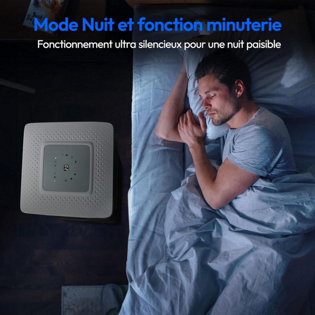 Climatiseur mobile intelligent MEDION P1002 (10 000 BTU, 3 en 1, refroidissement, déshumidification, ventilation, jusqu'à 34 m², kit de joint de fenêtre, mode veille, contrôle Wi-Fi, télécommande, écran, MD 37733)
