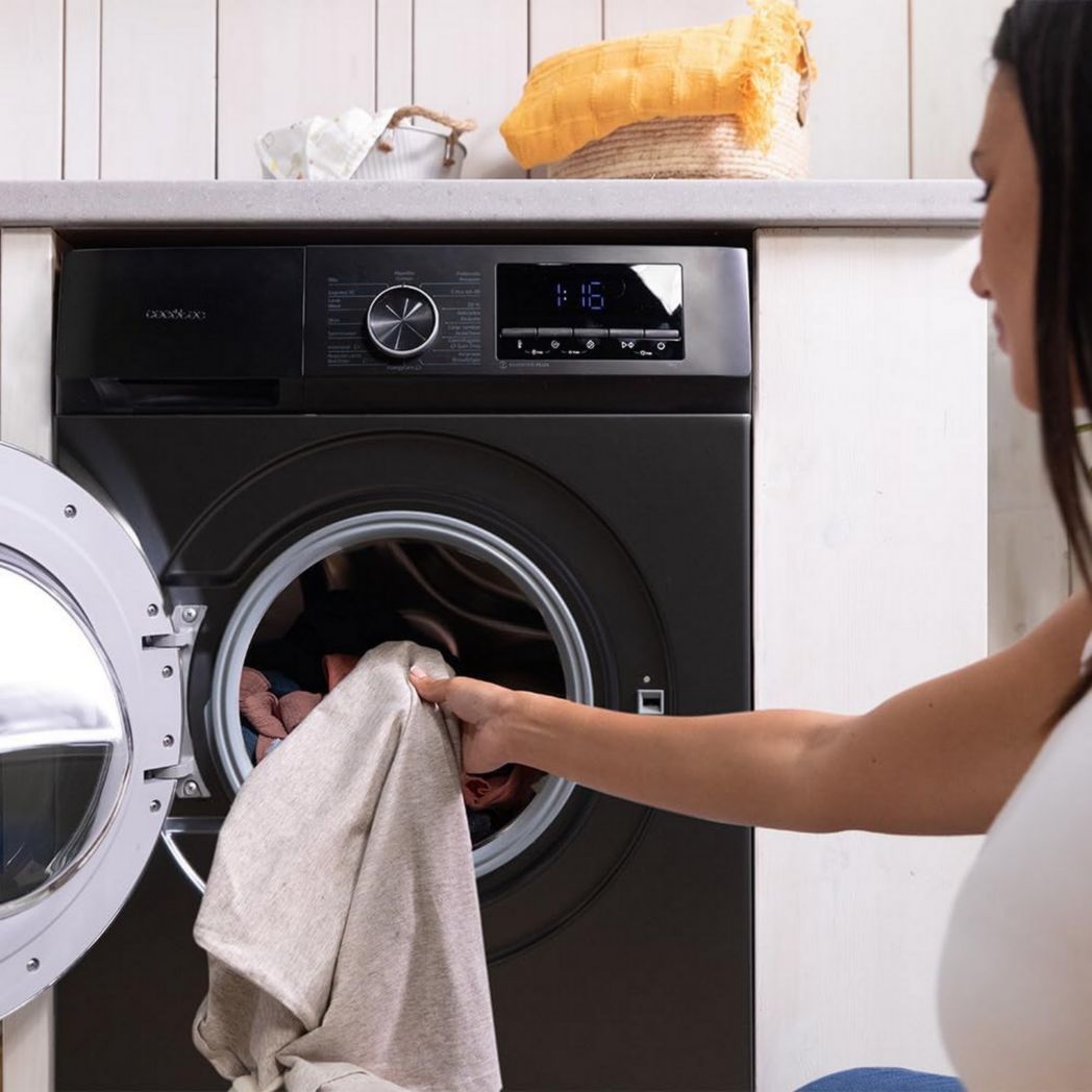 Cecotec Bolero Dresscode 10500 Inverter Steel A. Lave-linge 10 kg Acier, 1400 tr/min, moteur Inverter Plus, Vapeur, Classe A.