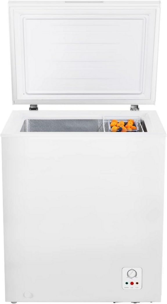 Hisense MCF141E, Congélateur coffre, Éclairage LED, Silencieux 40 dB, 142 L, Classe E