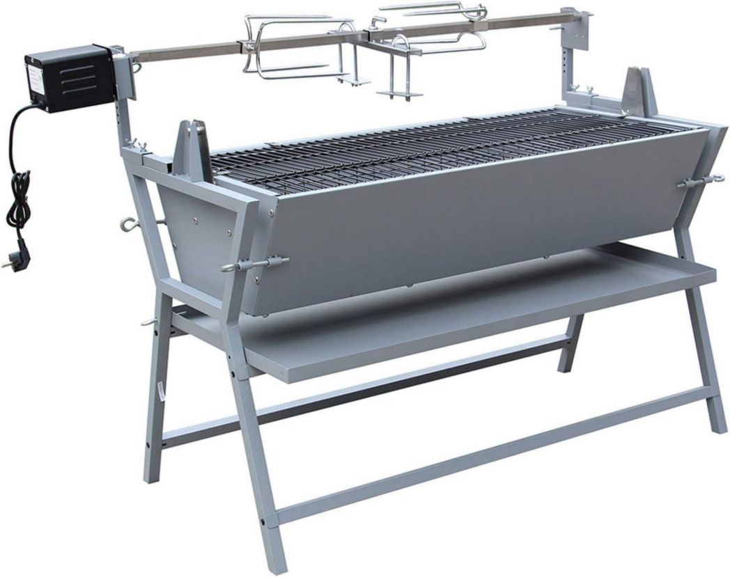 Rôtissoire inclinable Happy Garden Lisboa avec broche électrique