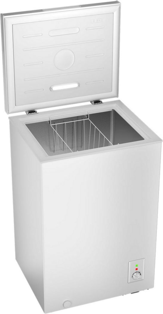 Congélateur coffre CHIQ 142 L, 63,5 x 55,6 x 83,5 cm, congélateur Inverter, affichage de la température extérieure, congélation rapide -32 °C, grille métallique, faible niveau sonore