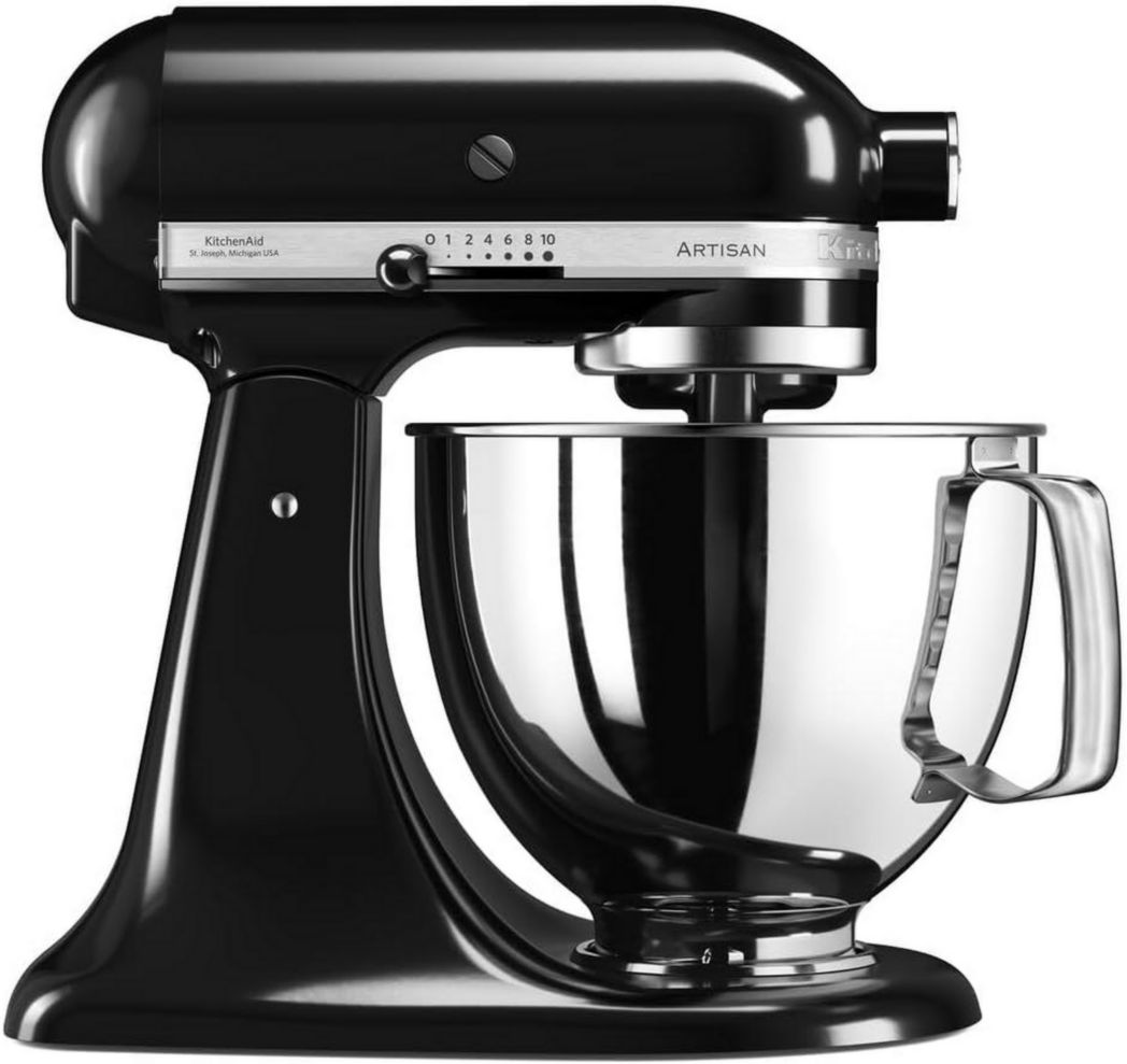 Robot pâtissier multifonction KitchenAid Artisan à tête inclinable avec 4 accessoires et bol de 4,8 L | Crème