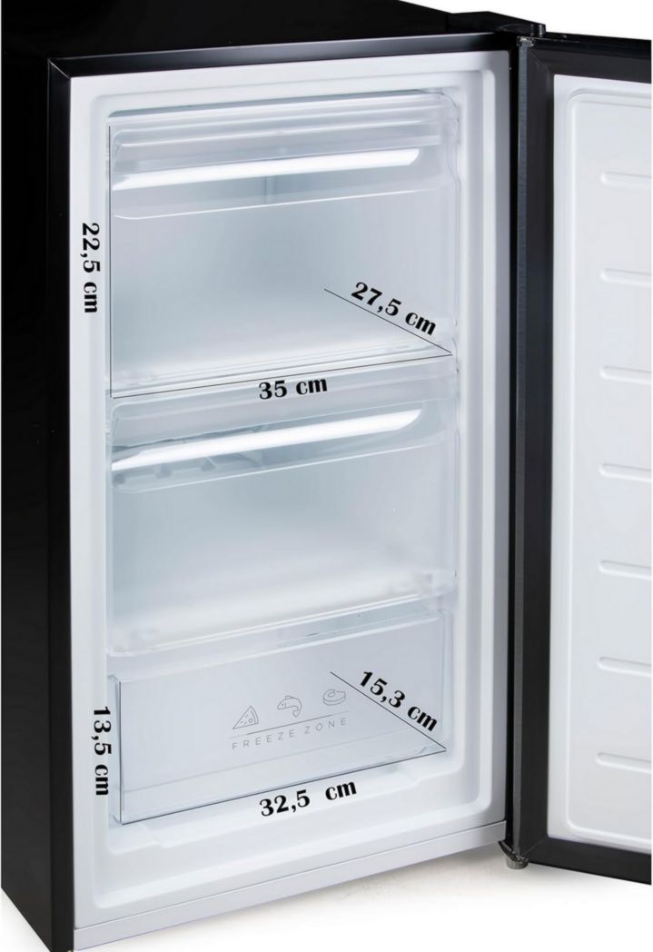 Congélateur de table PRIMO PR143DV - 60 L - Pose libre - Classe E - Noir