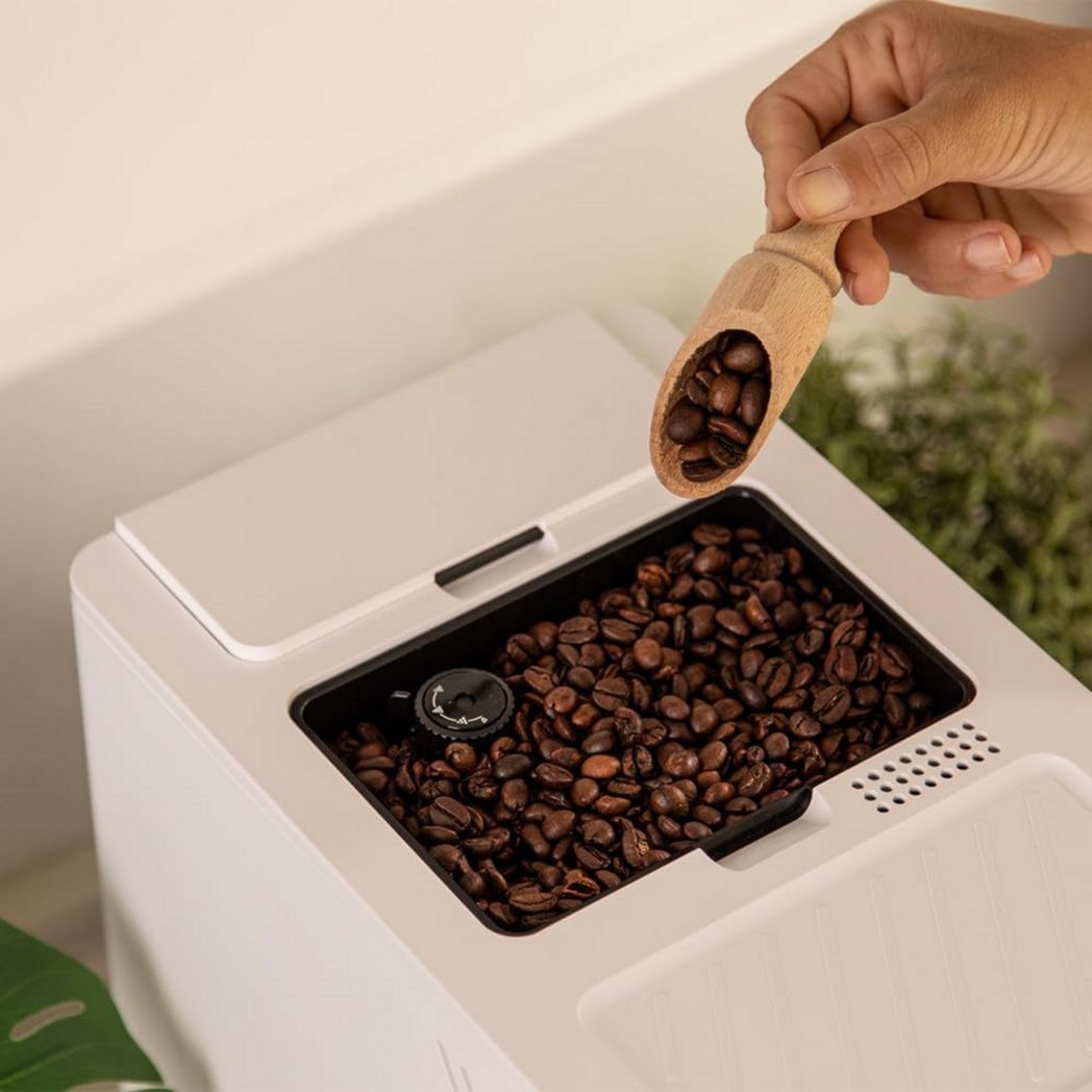 Machine à café super automatique Cecotec Cremmaet Compactccino Black Rose, 19 bars, réservoir à lait, système Thermoblock, 5 niveaux de mouture, réservoir à café de 150 g