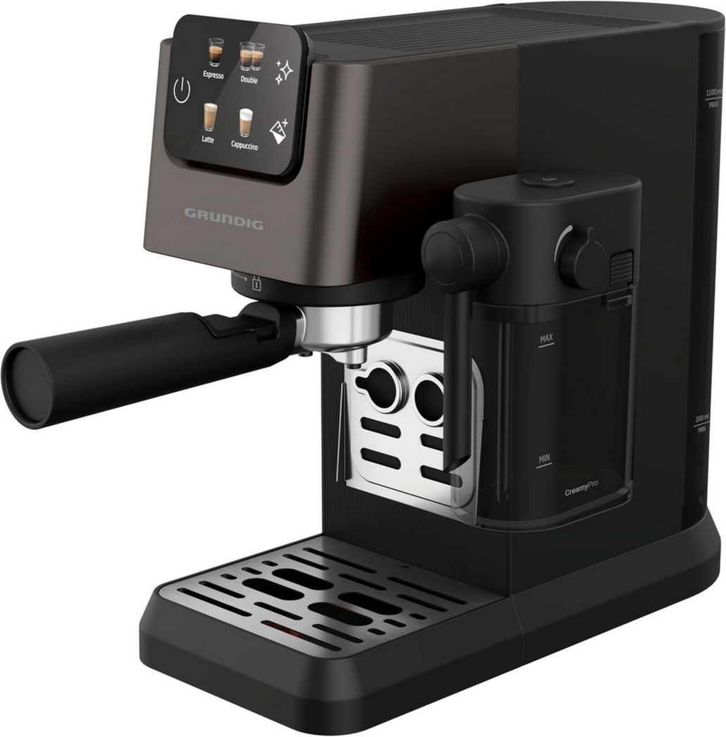 De'Longhi Dedica Style EC685.M, Machine à expresso avec buse à mousse de lait professionnelle, seulement 15 cm de large, réservoir de 1 L, boîtier en métal, compatible avec les dosettes ESE, métal