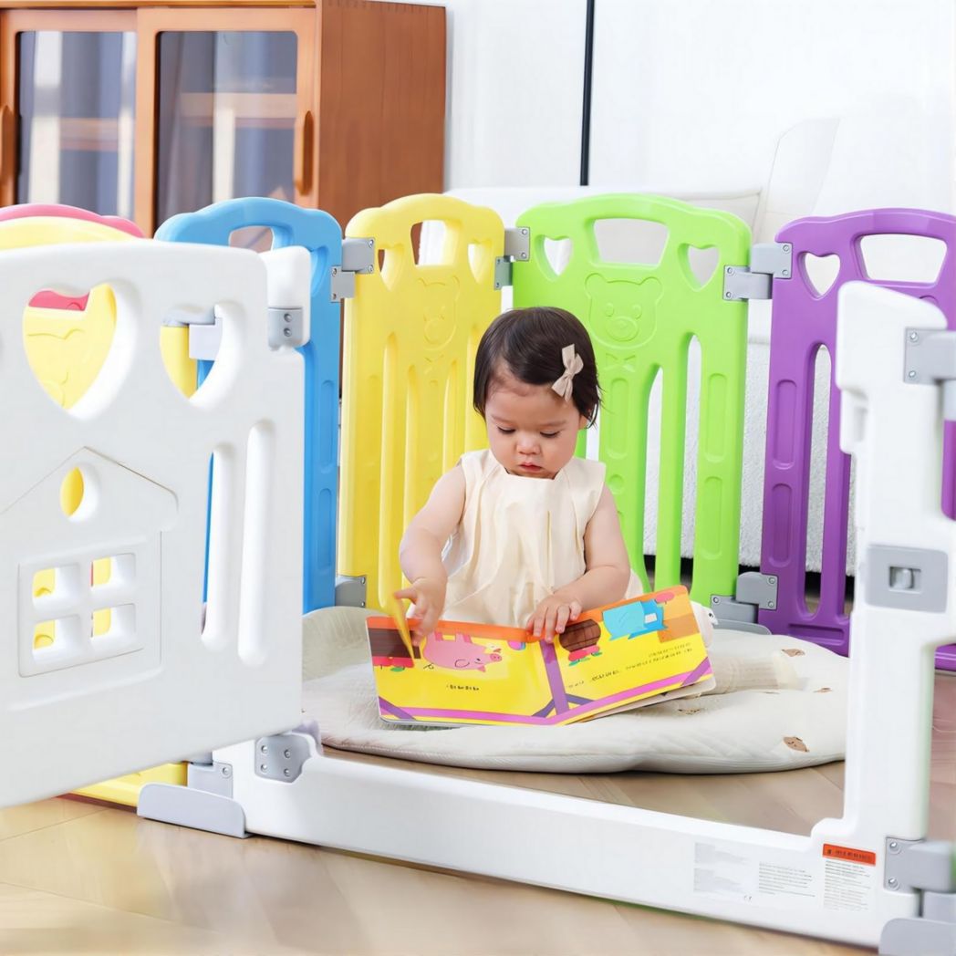 Parc bébé modulaire Gupamiga 150 x 180 cm, Parc enfant, Parc bébé, Blanc