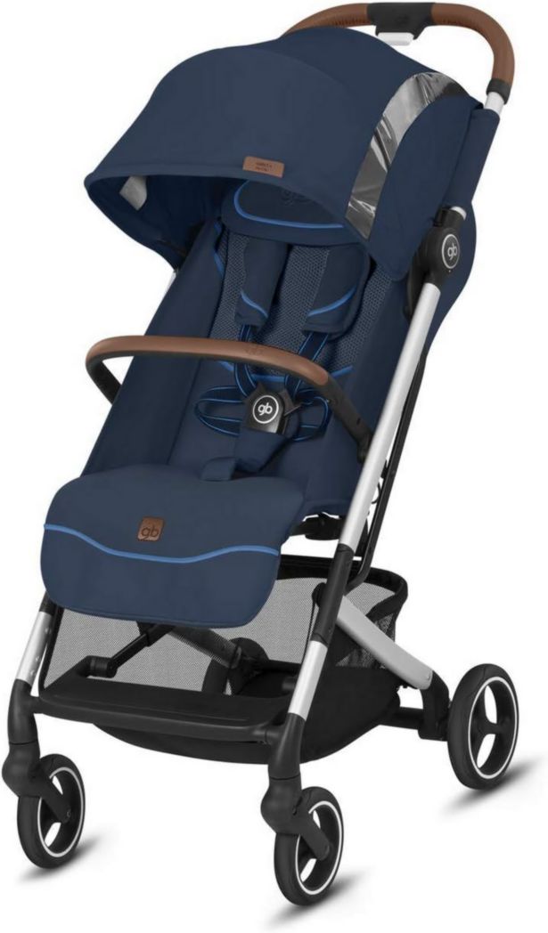 Poussette citadine Qbit + Velvet Black - Good Baby Gold