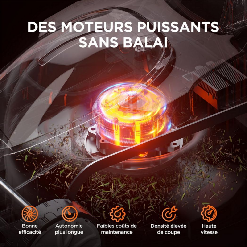 Tondeuse à gazon sans fil Litheli 33 cm, 1 batterie 20 V 4 Ah, hauteur réglable 25-65 mm, bac de ramassage 30 L, pour pelouses jusqu'à 200 m² (jardins et petits espaces)