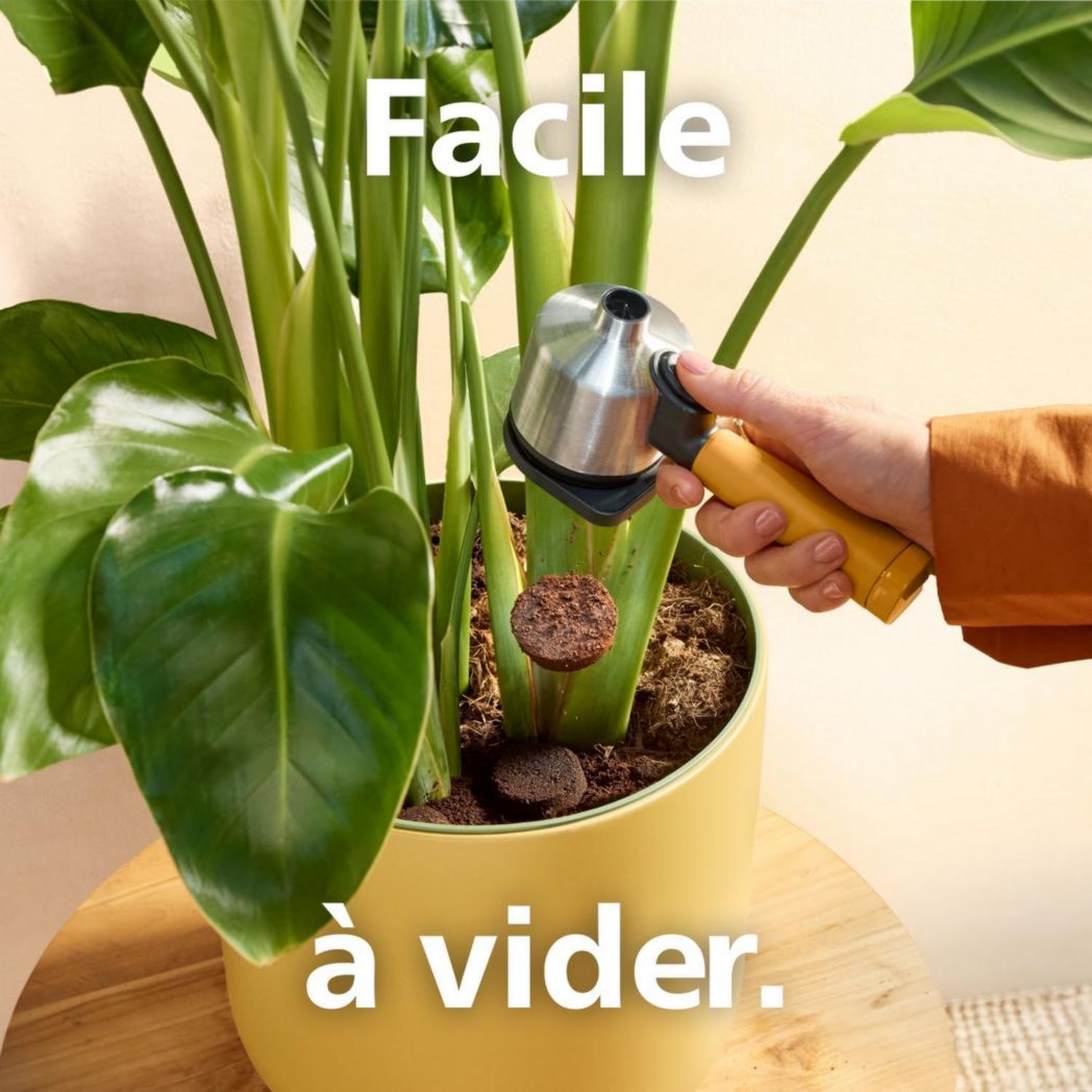 Machine à expresso Philips Baristina - Un véritable expresso, en toute simplicité - Compacte - 16 bars de pression - Broyeur intégré - Machine blanche avec porte-filtre blanc (BAR300/00)