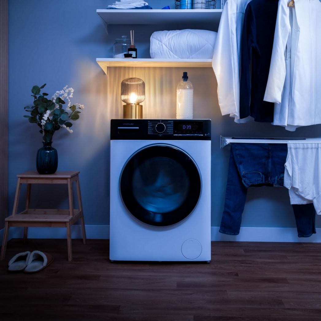 Lave-linge Cecotec 8 kg Bolero DressCode 8610 Inverter Steel A. Chargement frontal, 1400 tr/min, SteamMax, moteur Inverter Plus, 15 programmes, OnSmart, Stop&Go, DrumClean, revêtement antibactérien