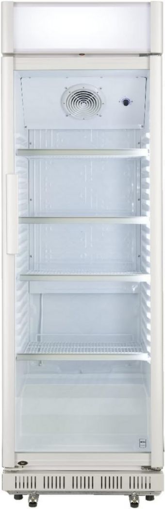 Réfrigérateur à boissons professionnel METRO GSC2360B, acier/verre, 62 x 63,6 x 175,3 cm, 347 L, avec serrure, noir