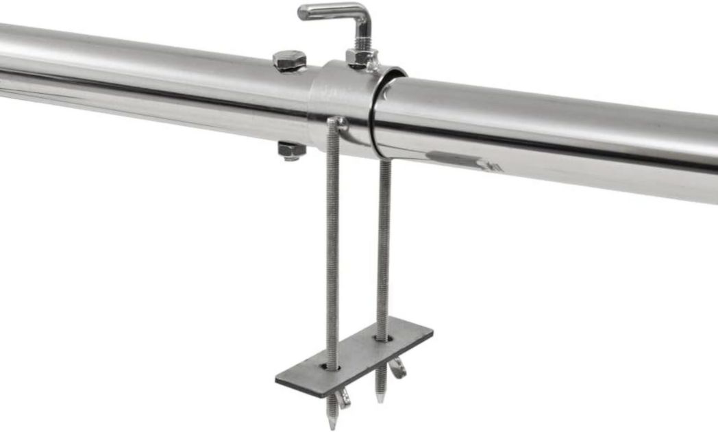 Barbecue automatique vidaXL avec moteur en acier inoxydable 150 x 46,5 x 82,5 cm, grill, fumoir, barbecue d'extérieur, barbecue au charbon de bois, barbecue électrique