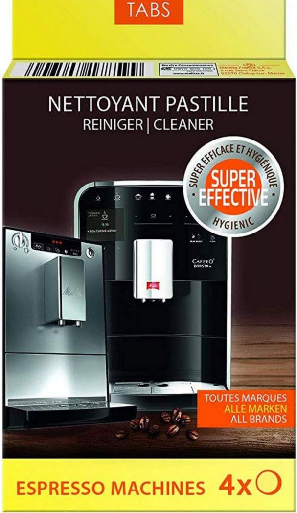 Melitta Caffeo Solo Noir Pure Black, Machine à café à grains avec broyeur et système d'extraction d'arômes, écran LED, mode 1 à 2 tasses, machine à expresso, automatique, E950-222, 1400 W