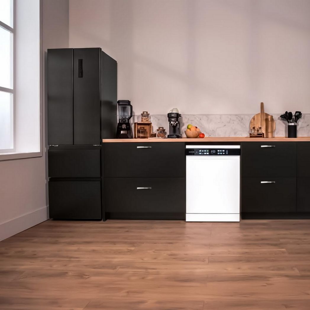 Lave-vaisselle Cecotec 60cm Bolero Aguazero 6700 B Lave-vaisselle blanc, 15 couverts, Classe B, moteur Inverter Plus, O2 Dry, Lavage Dual Zone, Plateau réglable, Turbo Dry+ et Demi-charge.