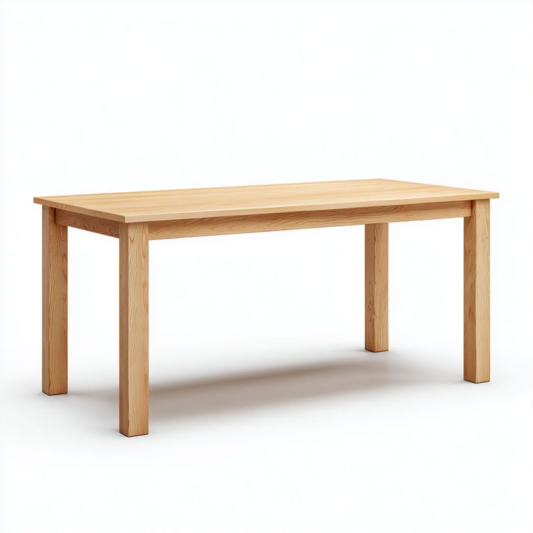 Table à manger rectangulaire structure bois clair