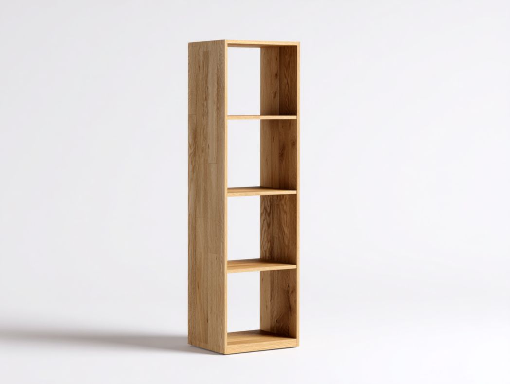Étagère en bois léger à quatre niveaux