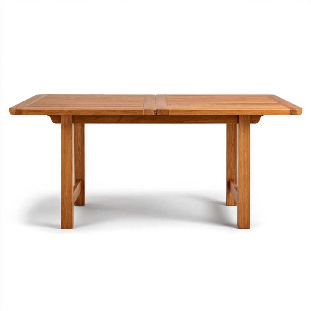 Table de jardin rectangulaire en bois marron