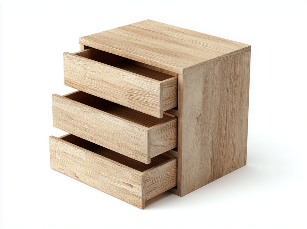 Commode en bois marron clair